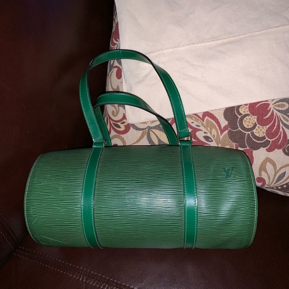 Authentic LOUIS VUITTON M5224 Epi Soufflot